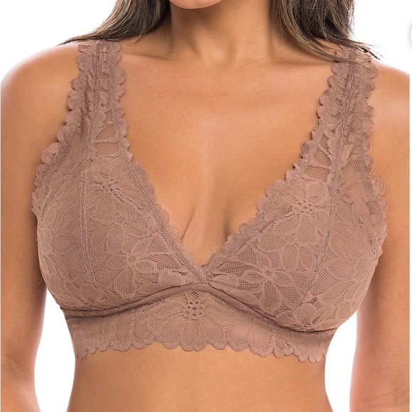 Women's Lace Push Up Bralette - Picture 1 of 3